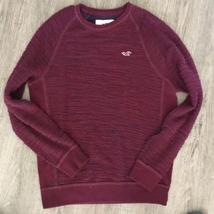 Hollister Red knit sweater size Medium